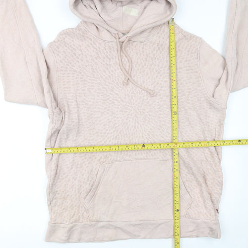 Levi's Womens Beige Pullover Hoodie L Cotton Casual Wear