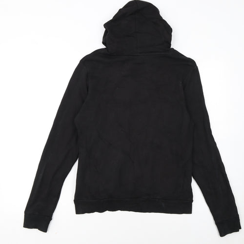 Puma Women's Black Pullover Hoodie Size 14 Logo Print Casual