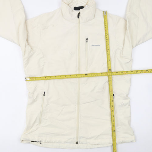 Patagonia Women's Ivory Softshell Mid-Length Active Jacket L