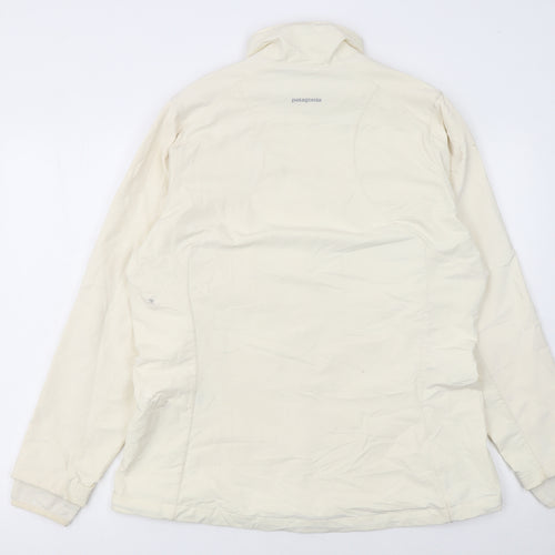 Patagonia Women's Ivory Softshell Mid-Length Active Jacket L