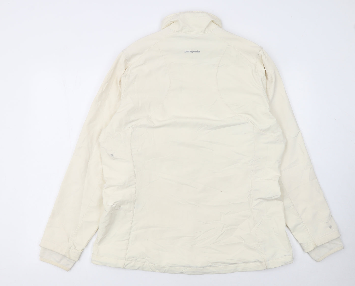 Patagonia Women's Ivory Softshell Mid-Length Active Jacket L