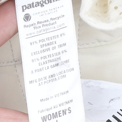 Patagonia Women's Ivory Softshell Mid-Length Active Jacket L