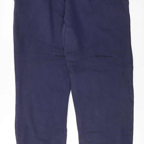 Nike Men's Blue Jogger Trousers Size M Regular Fit Fleece
