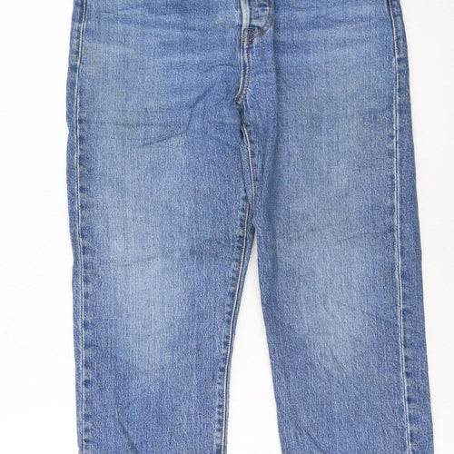 Levi Strauss Women Blue Straight High Rise Jeans W29 L26