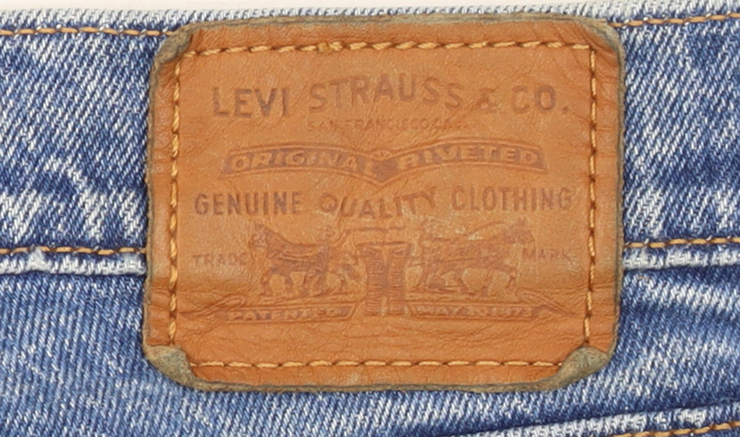 Levi Strauss Women Blue Straight High Rise Jeans W29 L26