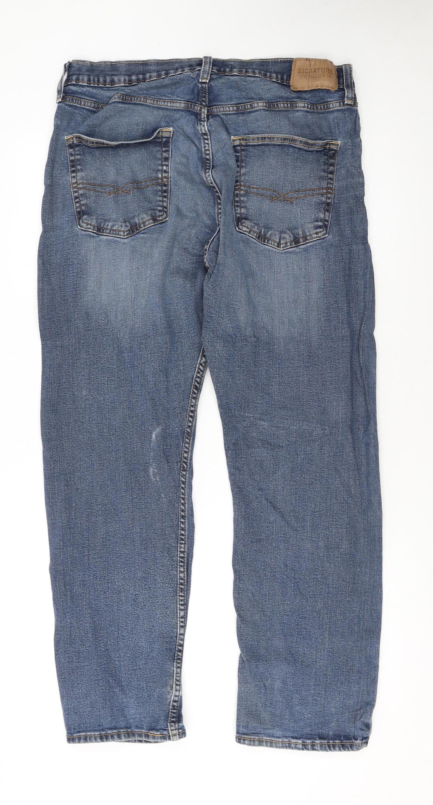 Levi Strauss & Co Men’s Blue 36x30 Straight Regular Denim Jeans