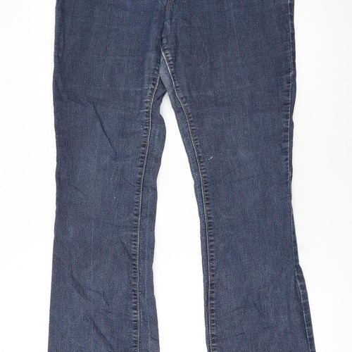 Levi's Denizen Women's Blue Bootcut Jeans Size 12 Stretch Denim