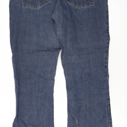 Levi's Denizen Women's Blue Bootcut Jeans Size 12 Stretch Denim