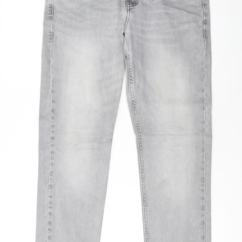 Levi Strauss & Co Men's Grey Slim Fit Denim Jeans W29 L30