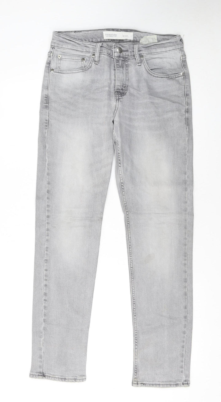 Levi Strauss & Co Men's Grey Slim Fit Denim Jeans W29 L30