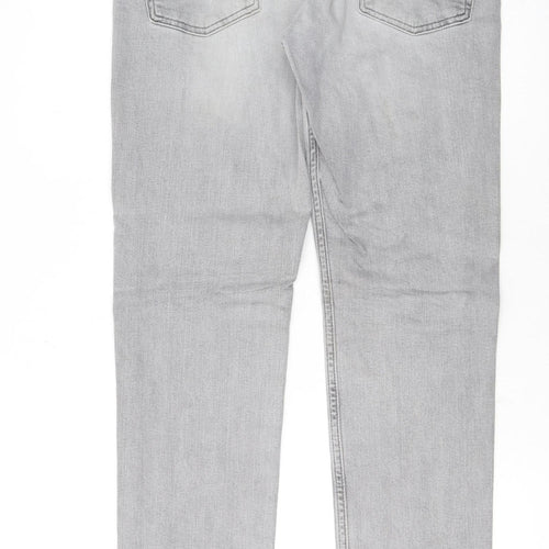 Levi Strauss & Co Men's Grey Slim Fit Denim Jeans W29 L30