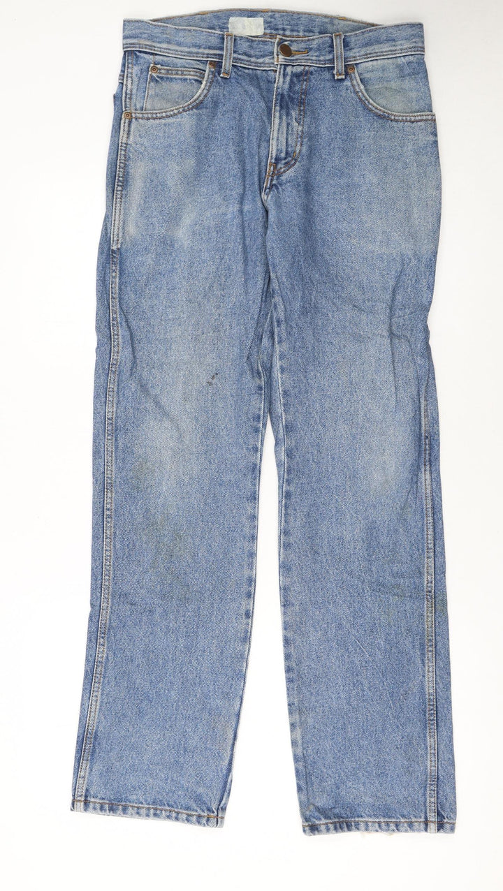 Wrangler Men's Blue Regular Fit Straight Leg Jeans W30 L32