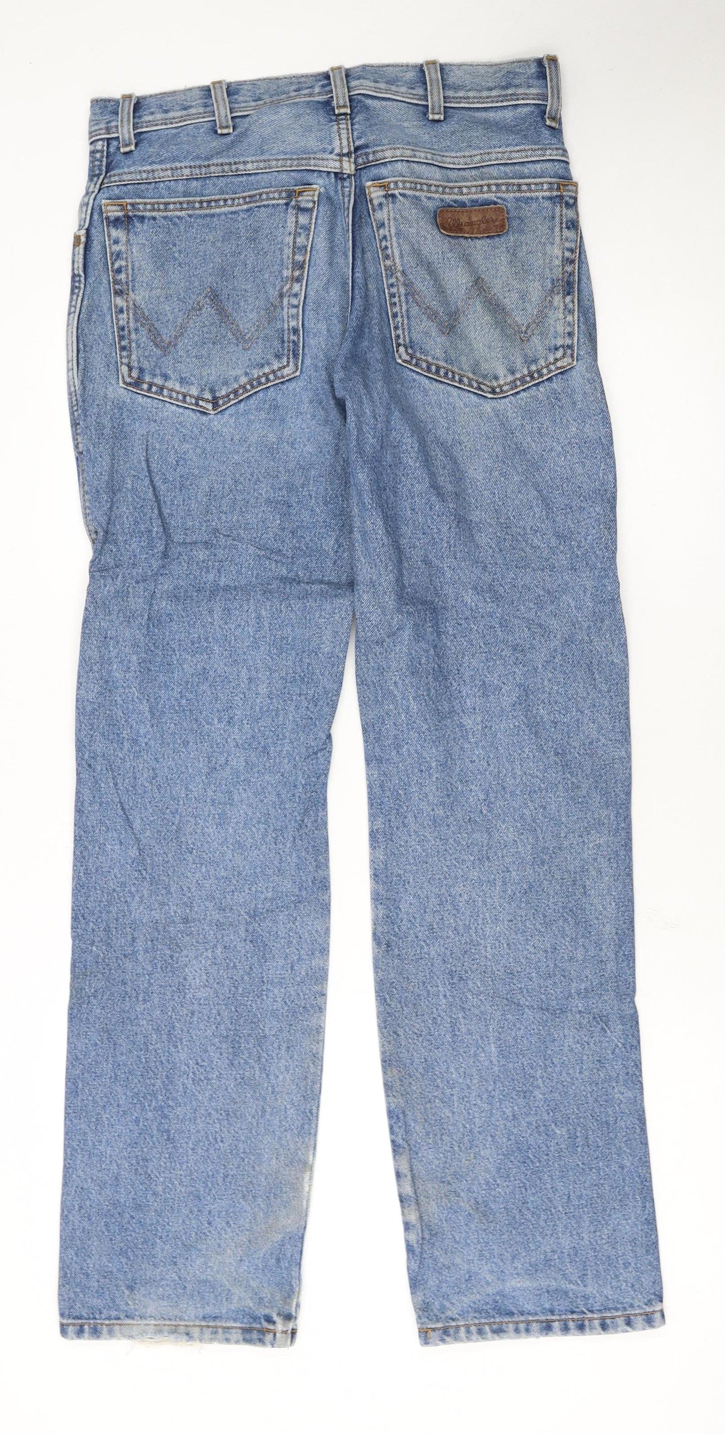 Wrangler Men's Blue Regular Fit Straight Leg Jeans W30 L32