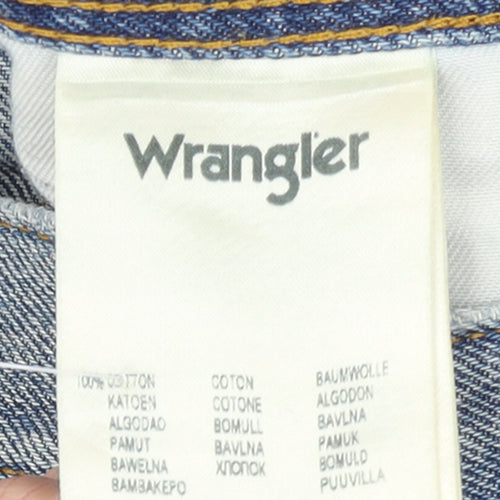 Wrangler Men's Blue Regular Fit Straight Leg Jeans W30 L32