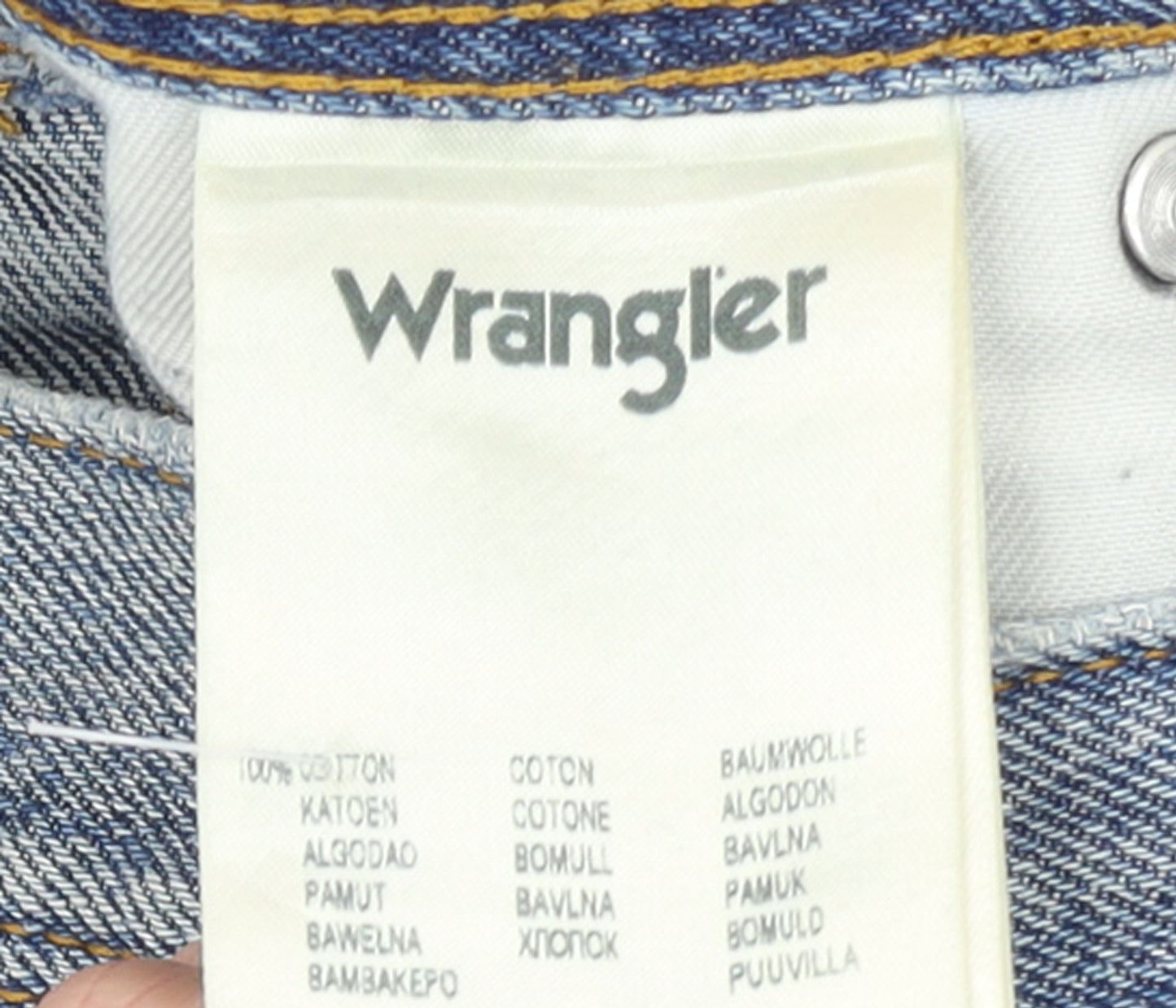 Wrangler Men's Blue Regular Fit Straight Leg Jeans W30 L32
