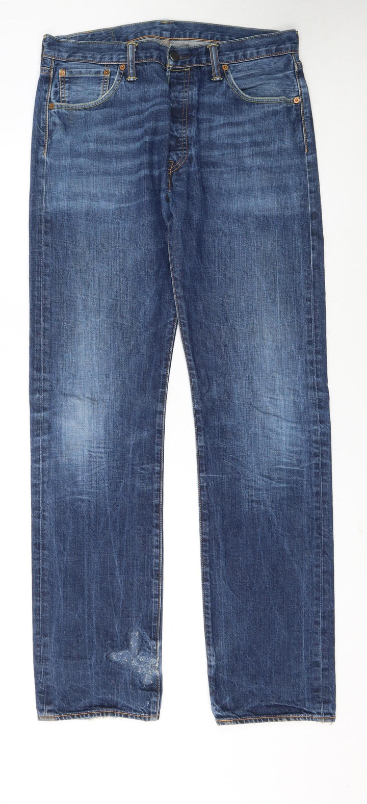 Levi's 501 Men's Blue Straight Leg Jeans 34W x 36L Denim Classic