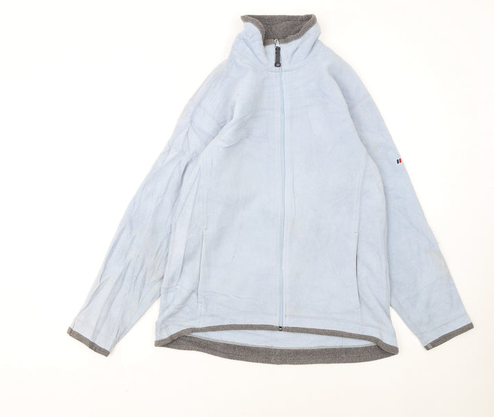 Berghaus Women's Blue Fleece Jacket Size 12 Lightweight Outdoor