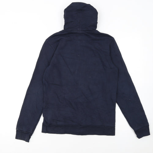 Champion Boys Blue Full Zip Hoodie 13-14 Years Logo Fleece Sweatshirt