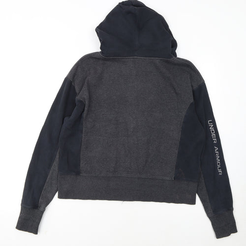 Under Armour Womens Black Full Zip Hoodie Size M Sportswear