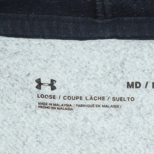 Under Armour Womens Black Full Zip Hoodie Size M Sportswear
