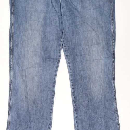 Wrangler Men's Blue Arizona Stretch Jeans W42 L32 Regular Fit