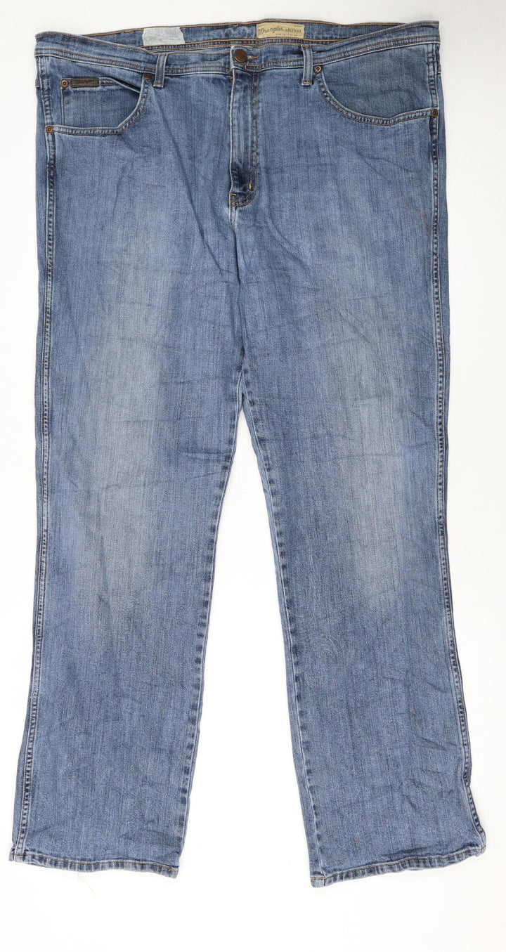 Wrangler Men's Blue Arizona Stretch Jeans W42 L32 Regular Fit