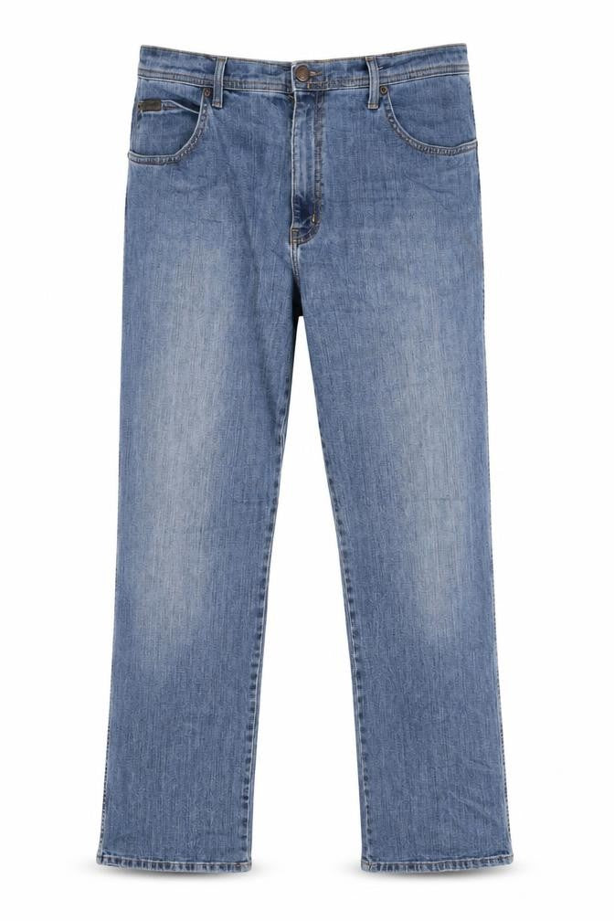 Wrangler Men's Blue Arizona Stretch Jeans W42 L32 Regular Fit