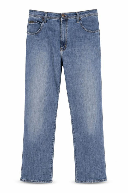 Wrangler Men's Blue Arizona Stretch Jeans W42 L32 Regular Fit