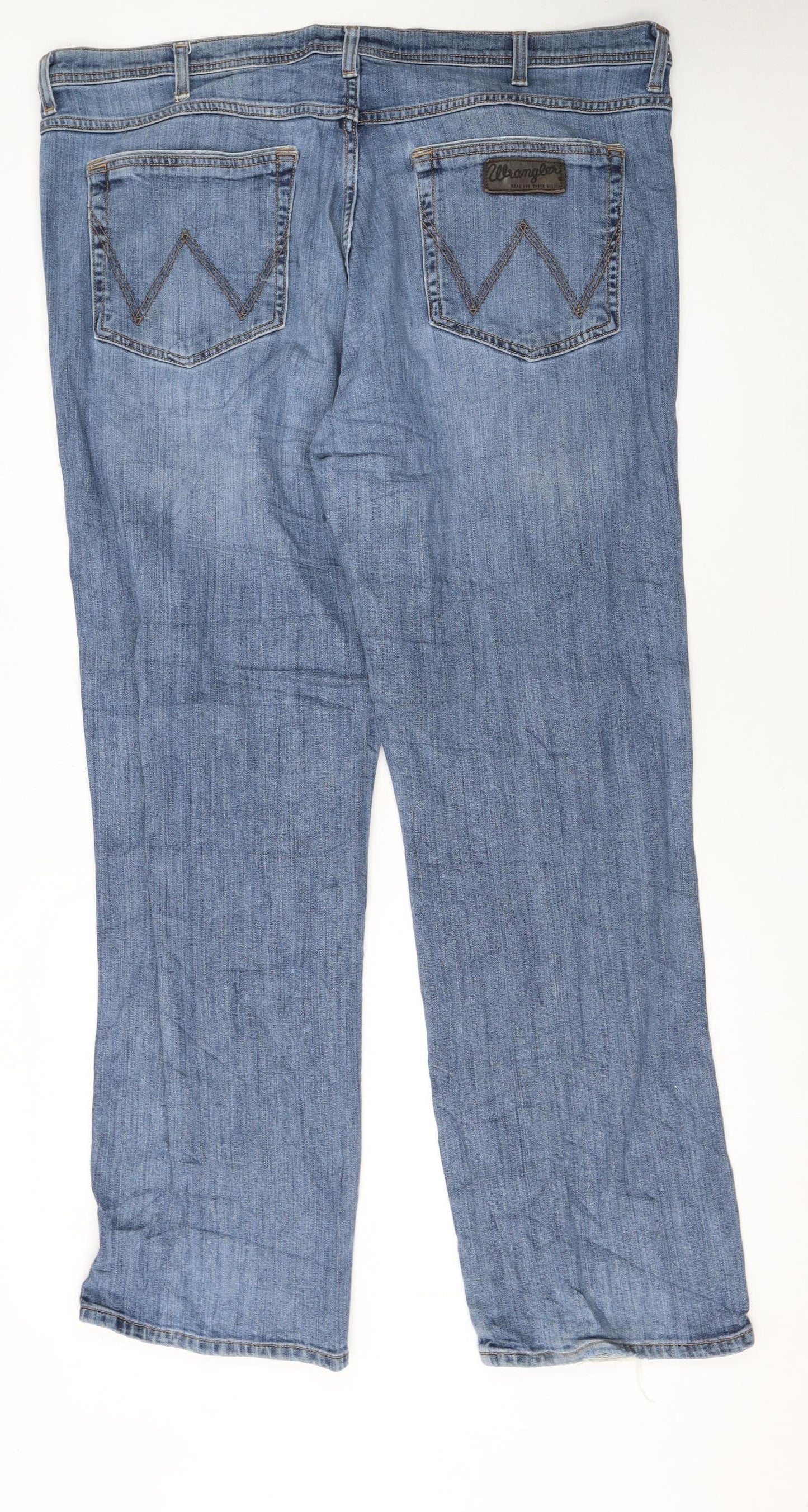Wrangler Men's Blue Arizona Stretch Jeans W42 L32 Regular Fit