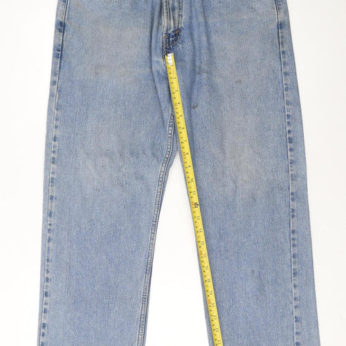 Levi's 505 Men's Blue Regular Fit Straight Denim Jeans W34 L30