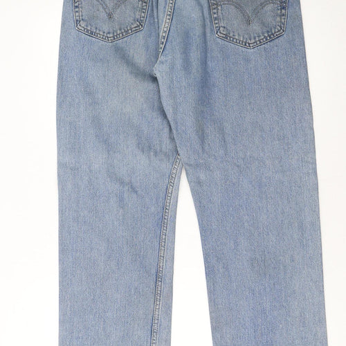 Levi's 505 Men's Blue Regular Fit Straight Denim Jeans W34 L30