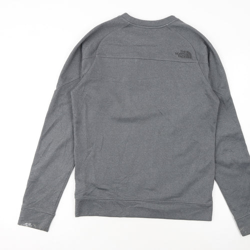 The North Face Men's Grey Pullover Sweatshirt S Outdoor Fleece