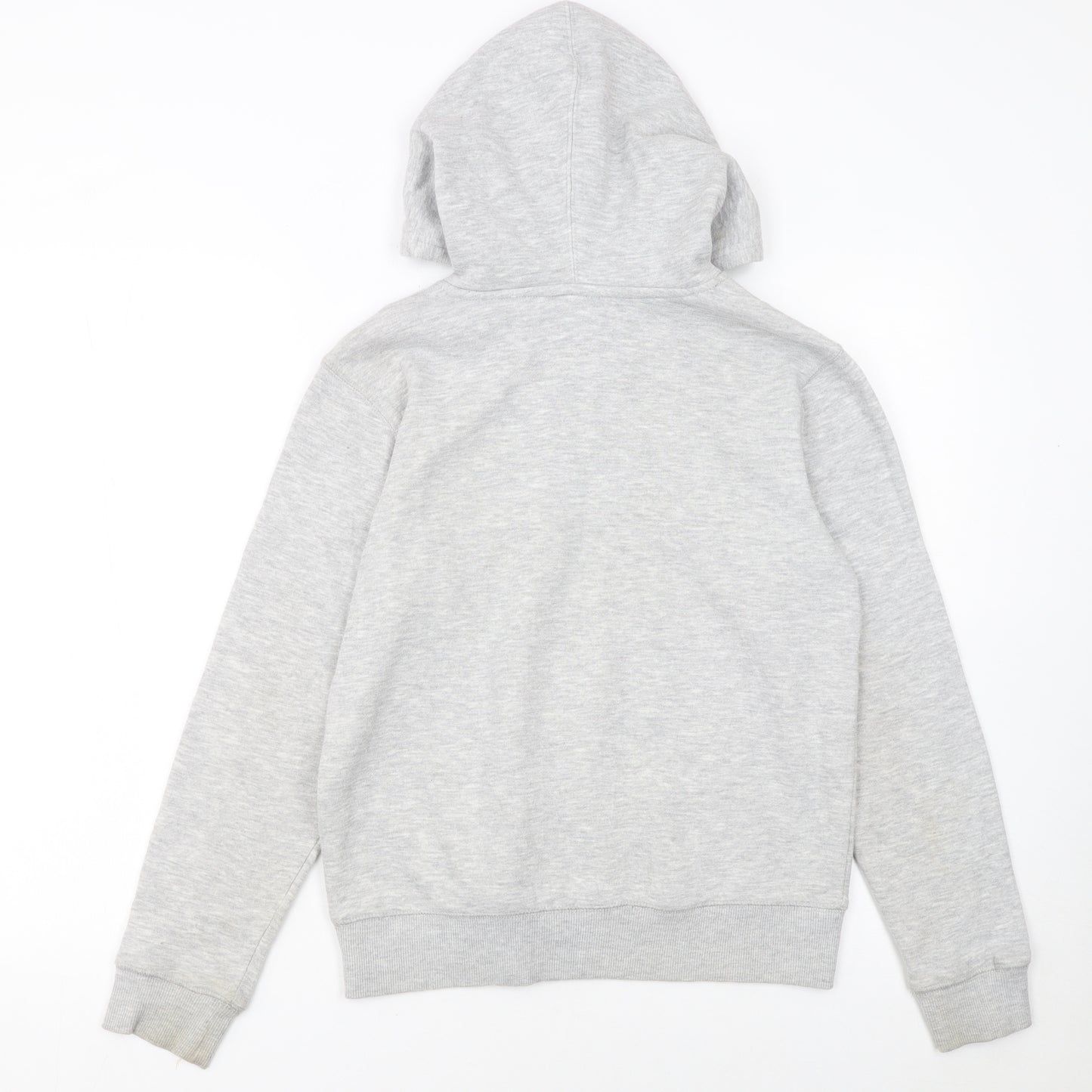 Champion Boys Grey Pullover Hoodie L Fleece Logo Sportswear