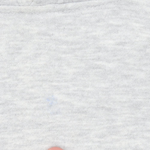 Champion Boys Grey Pullover Hoodie L Fleece Logo Sportswear