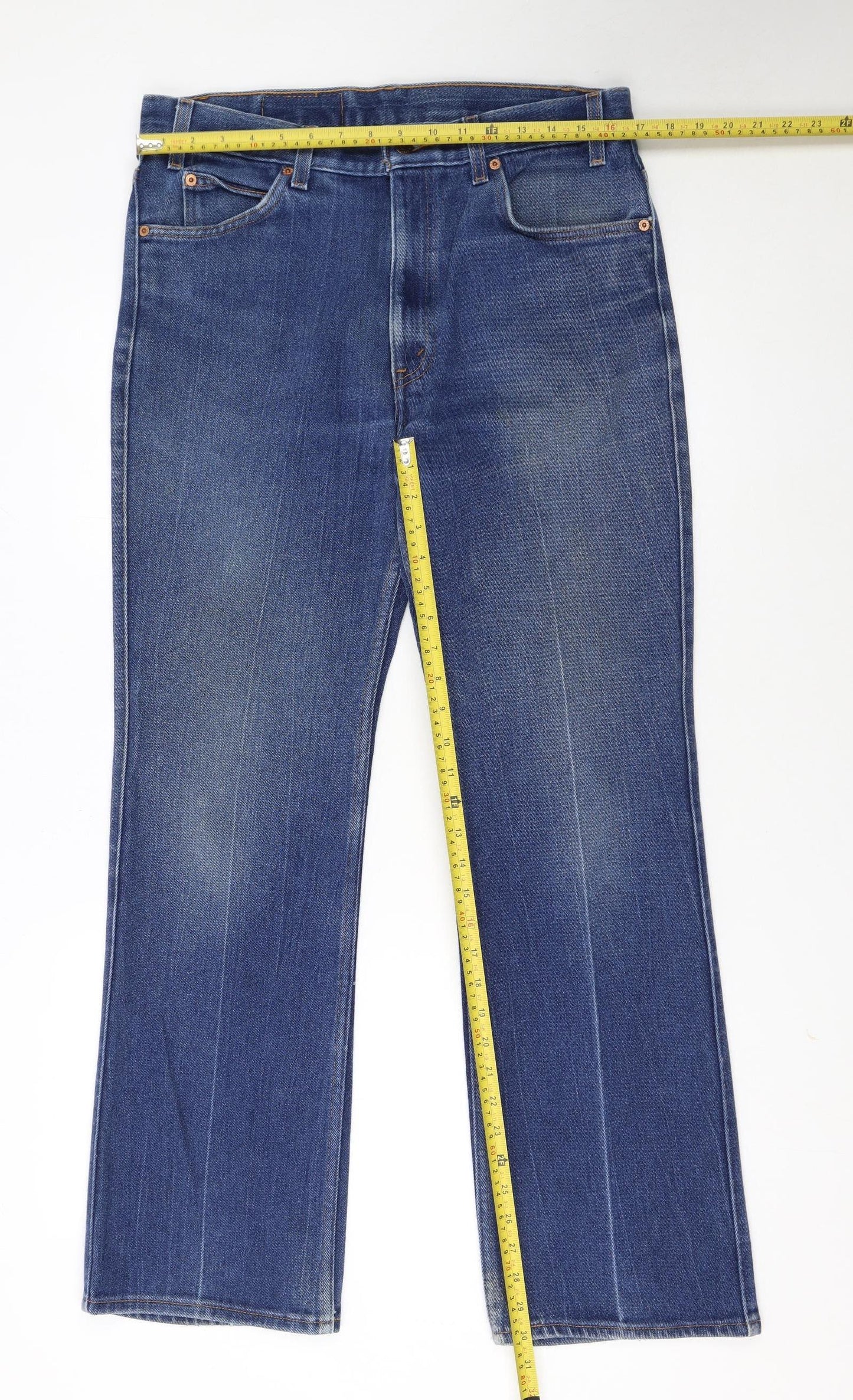 Levi Strauss 517 Men Blue Bootcut Jeans W36 L32 Denim