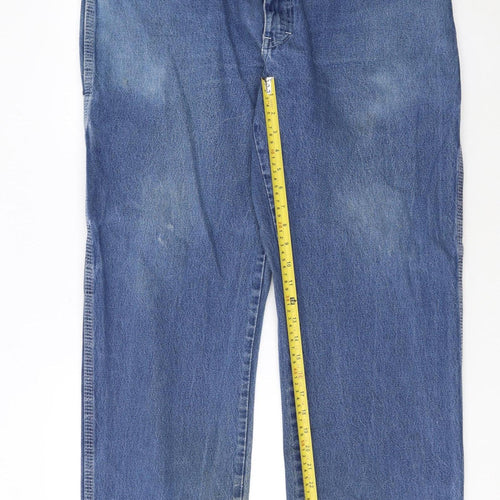 Dickies Men's Blue Relaxed Fit Straight Leg Denim Jeans 38x30