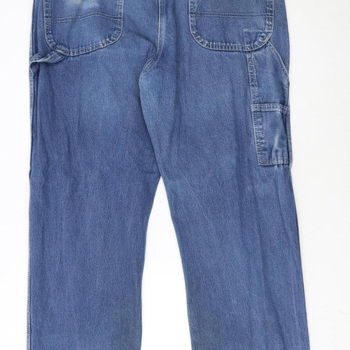 Dickies Men's Blue Relaxed Fit Straight Leg Denim Jeans 38x30