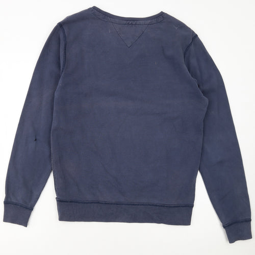 Tommy Hilfiger Men’s Blue NYC Graphic Pullover Sweatshirt Size S