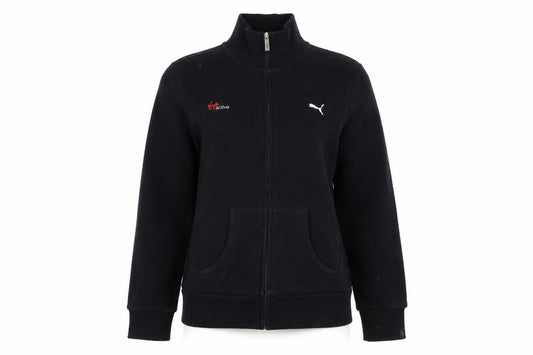 Puma Womens Black Size 14 Track Jacket Full Zip Sportswear