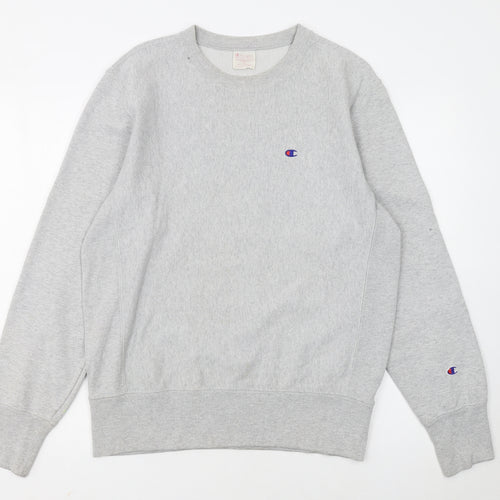 Champion Men's Grey XL Reverse Weave Pullover Sweatshirt