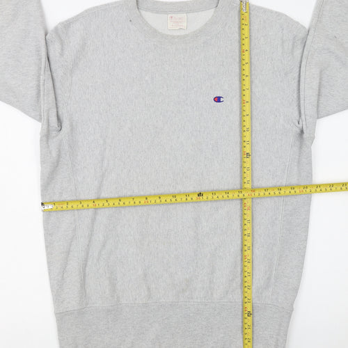 Champion Men's Grey XL Reverse Weave Pullover Sweatshirt