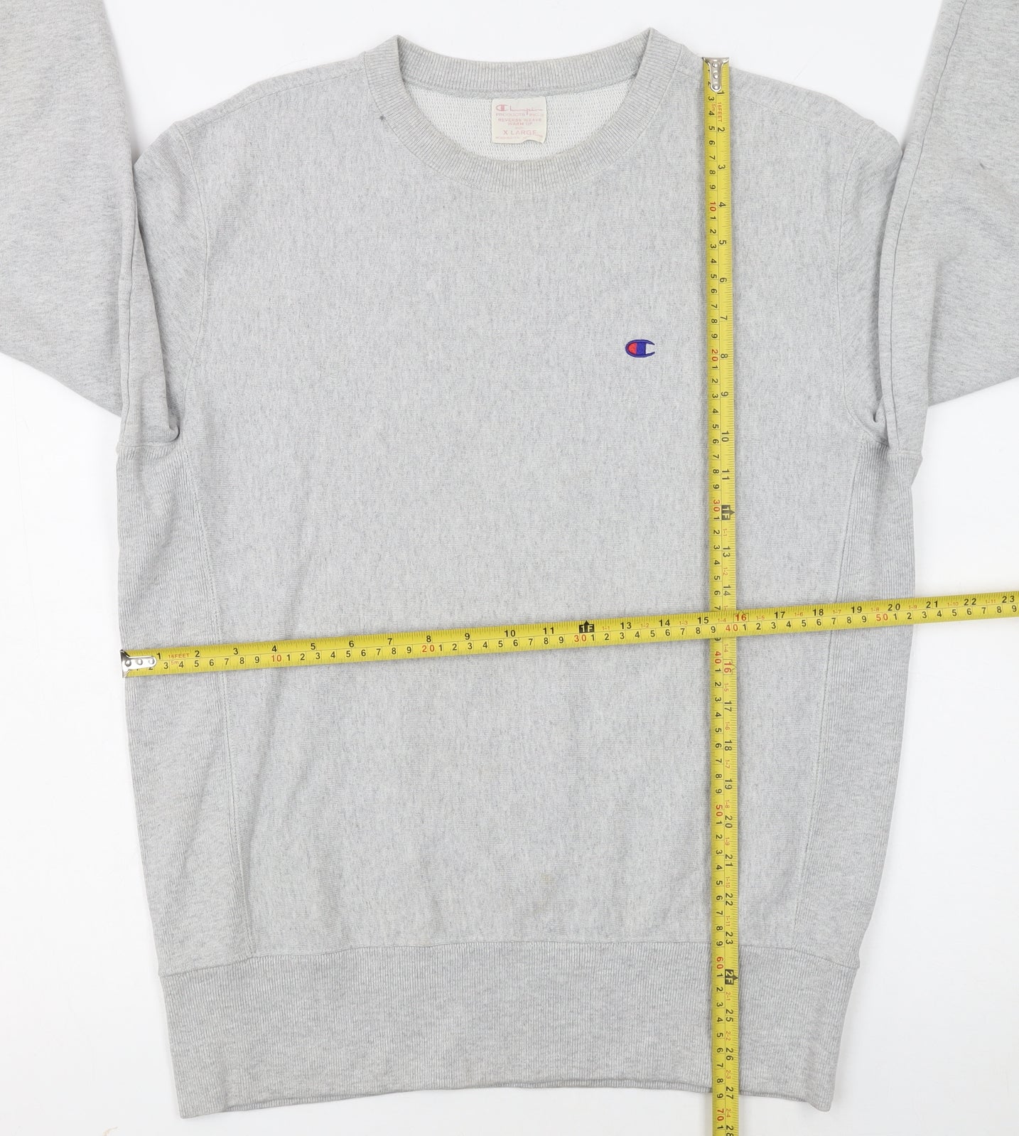 Champion Men's Grey XL Reverse Weave Pullover Sweatshirt