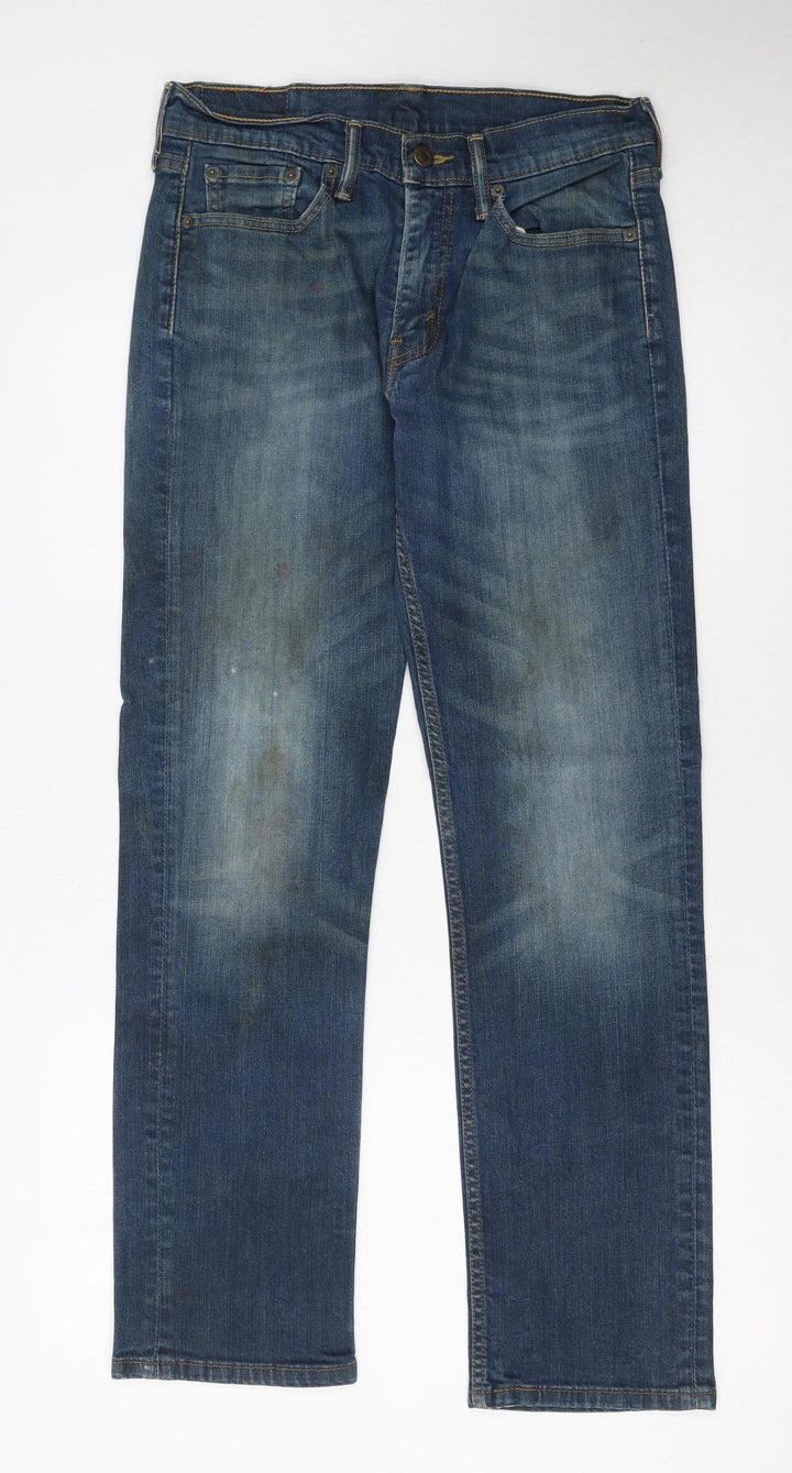 Levi's 514 Men's Blue Straight Jeans W30 L30 Denim Classic Fit