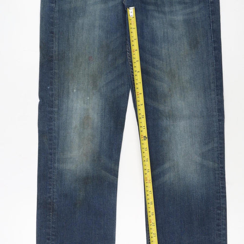 Levi's 514 Men's Blue Straight Jeans W30 L30 Denim Classic Fit