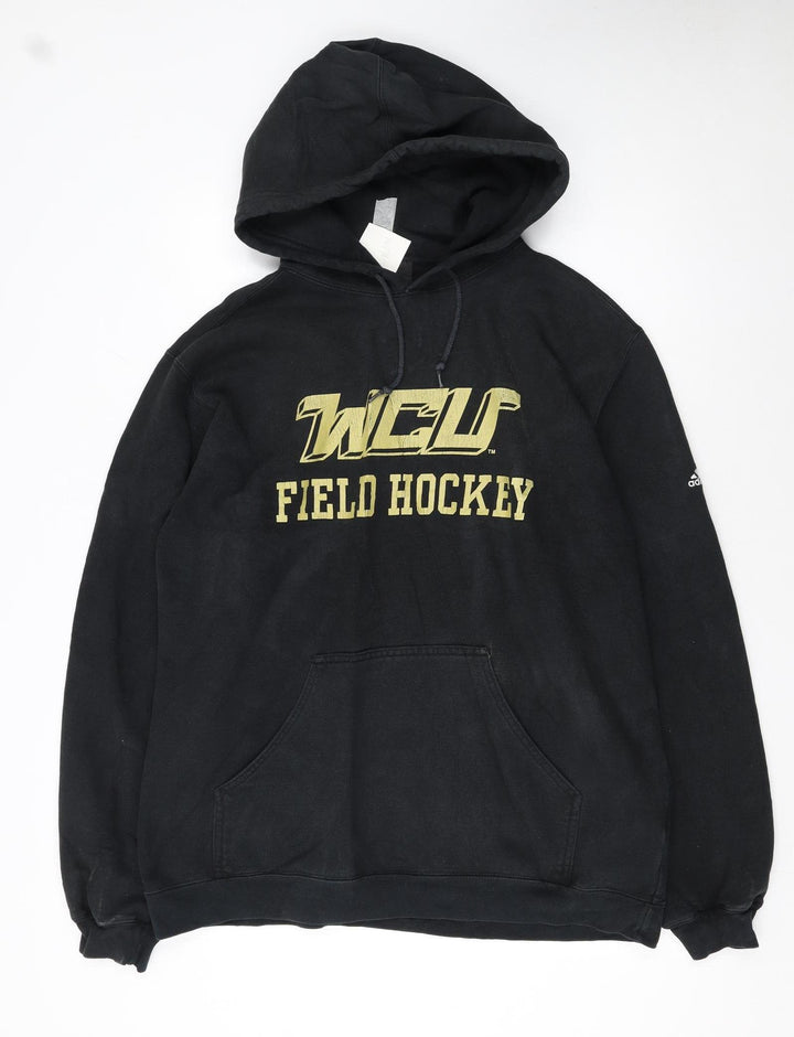 Adidas Men’s Black Pullover Hoodie L WCU Field Hockey Fleece