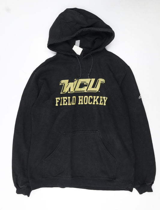 Adidas Men’s Black Pullover Hoodie L WCU Field Hockey Fleece