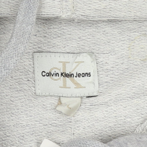 Calvin Klein Jeans Women’s Grey Full Zip Hoodie Size M