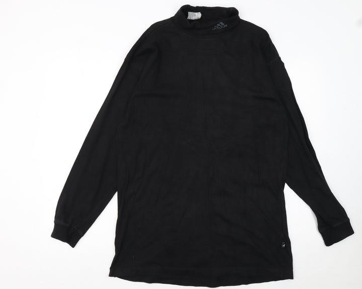Adidas Women's Black Long Sleeve Pullover Sweatshirt Size 14
