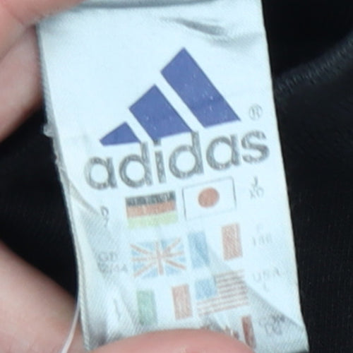 Adidas Women's Black Long Sleeve Pullover Sweatshirt Size 14