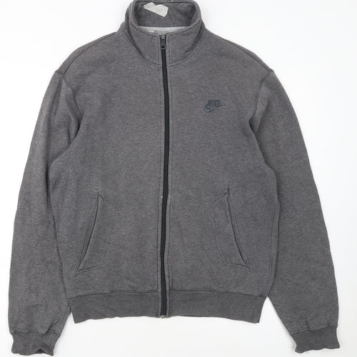Nike Women's Grey Track Jacket Small Full Zip Sportswear